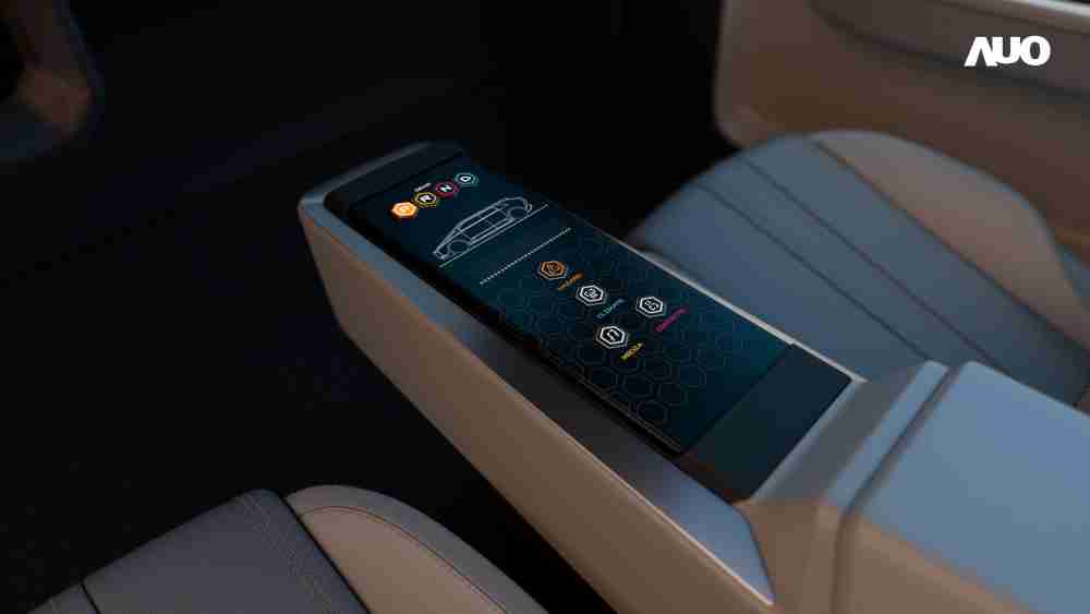 牛牛游戏以人性化设计打造多变形态中控显示(Morphing Center Control)，，，，不使用时仅平面显示信息，，，，进行操作时，，，，显示器则会动态隆起，，转变成3D实体按钮，，，，并有触觉回馈，，，，展示人机互动新体验